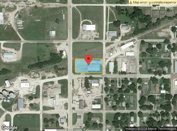  100 N Fry St, Yates Center, KS Parcel Map