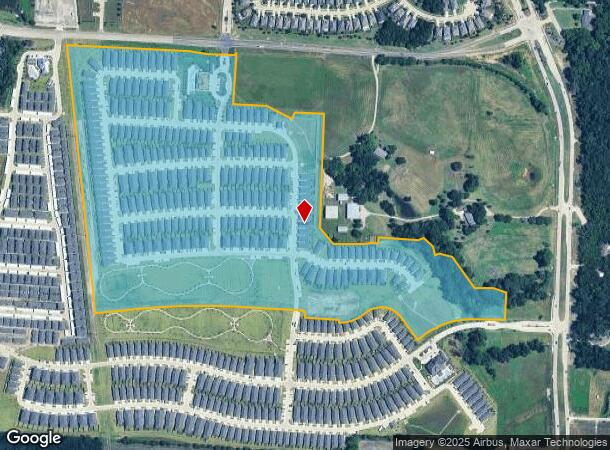 7117 Caspian Blvd, Mckinney, TX Parcel Map