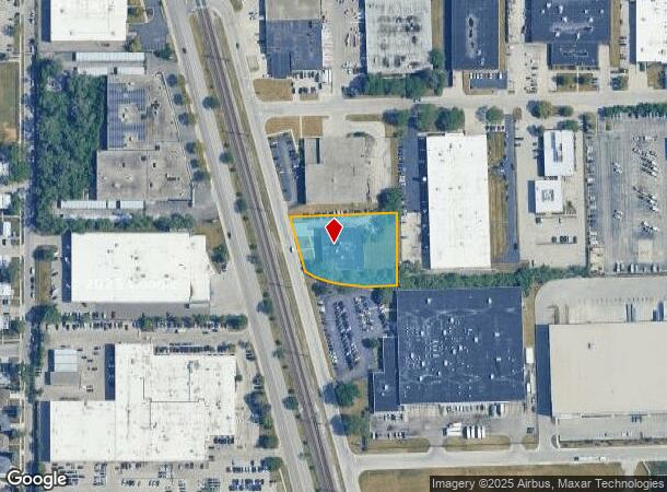  2135 Frontage Rd, Des Plaines, IL Parcel Map