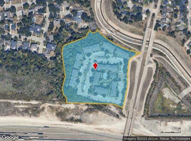  701 T C Jester Blvd, Houston, TX Parcel Map