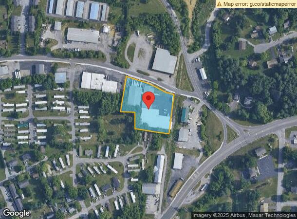  875 Park St, Christiansburg, VA Parcel Map