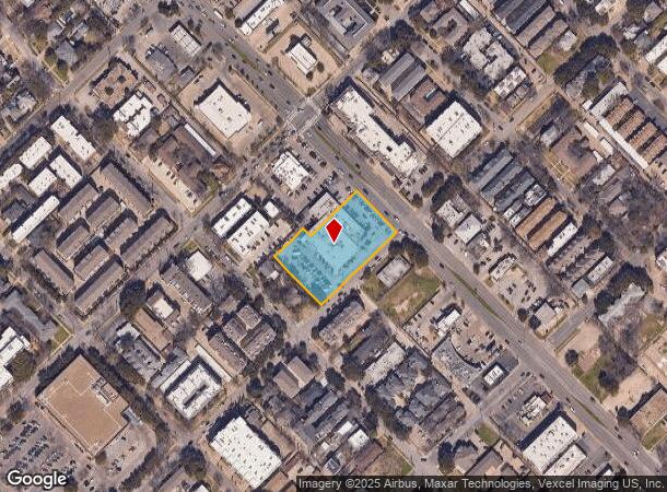  4101 Lemmon Ave, Dallas, TX Parcel Map