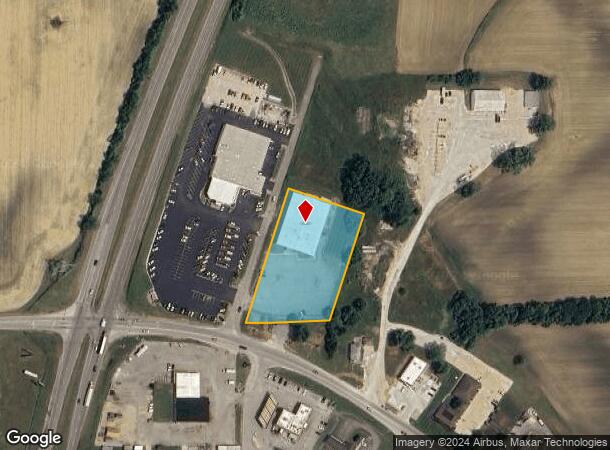  1702 E State Road 163, Clinton, IN Parcel Map