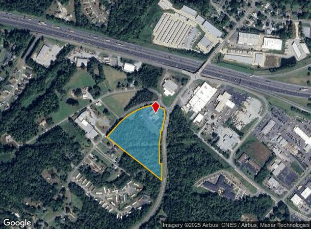 554 W Moore St, Graham, NC Parcel Map