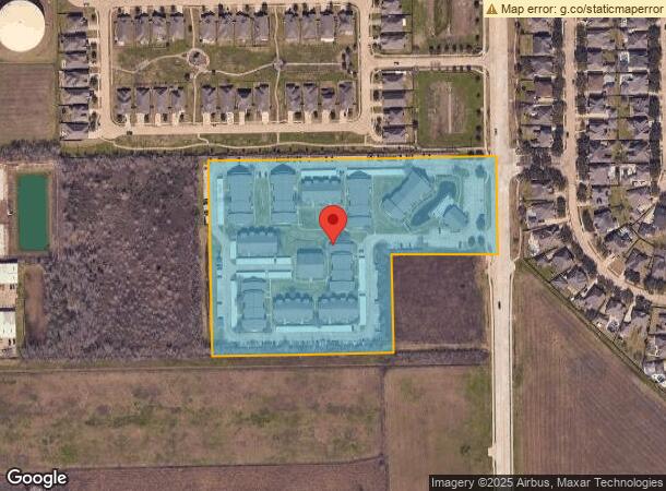  1710 Old Alvin Rd, Pearland, TX Parcel Map