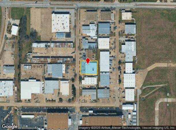  2617 Skyway Dr, Grand Prairie, TX Parcel Map