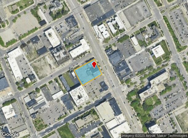  4133 Woodward Ave, Detroit, MI Parcel Map