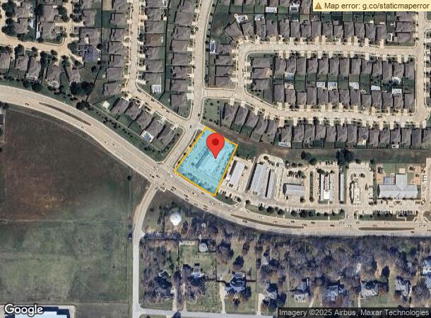  7160 Justin Rd, Argyle, TX Parcel Map