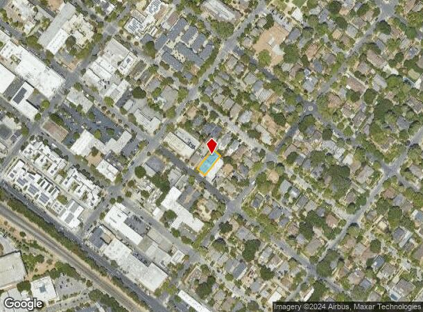  933 Emerson St, Palo Alto, CA Parcel Map