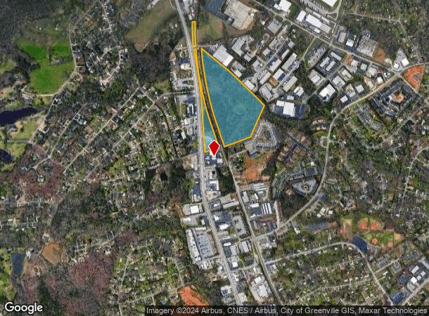  602A N Main St, Mauldin, SC Parcel Map