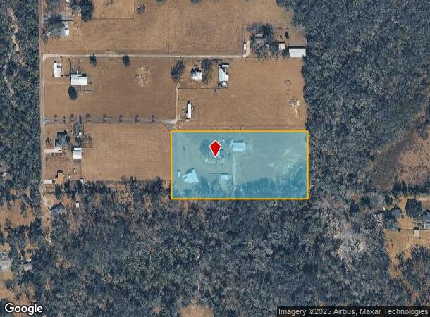 1707 Hood Manor Trce, Lithia, FL Parcel Map