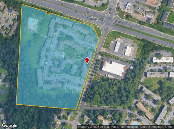 3747 Donnell Dr, District Heights, MD Parcel Map