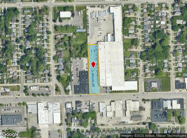  1453 E 9 Mile Rd, Hazel Park, MI Parcel Map