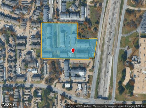 2506 N Forty Cir, Arlington, TX Parcel Map