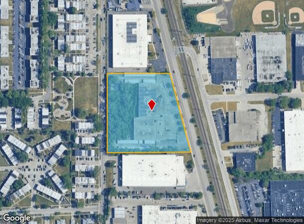 2074 Mannheim Rd, Des Plaines, IL Parcel Map