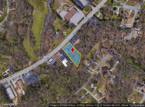 408 E Butler Rd, Mauldin, SC Parcel Map