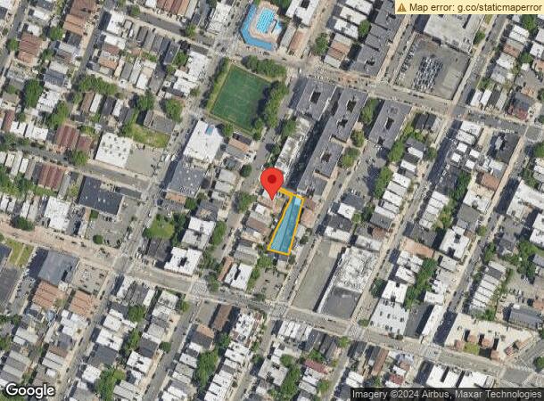  80 Corbin Ave, Jersey City, NJ Parcel Map