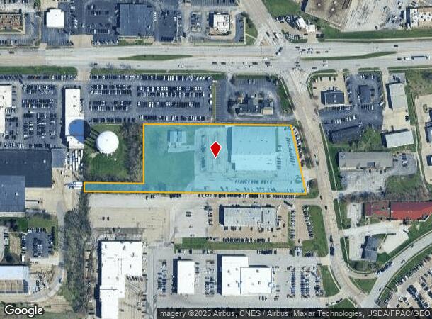  3812 N Harrison St, Davenport, IA Parcel Map