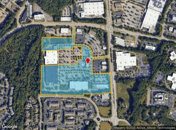2330 Walnut St, Cary, NC Parcel Map