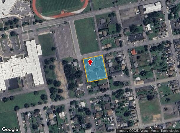  1030 Lincoln St, Hazleton, PA Parcel Map