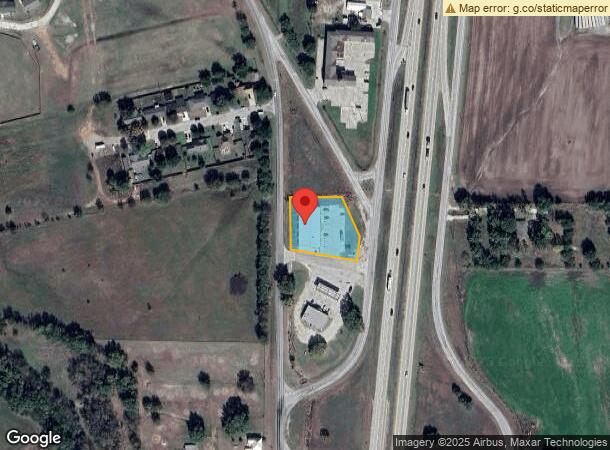  1001 S Frontage Rd, Valley View, TX Parcel Map