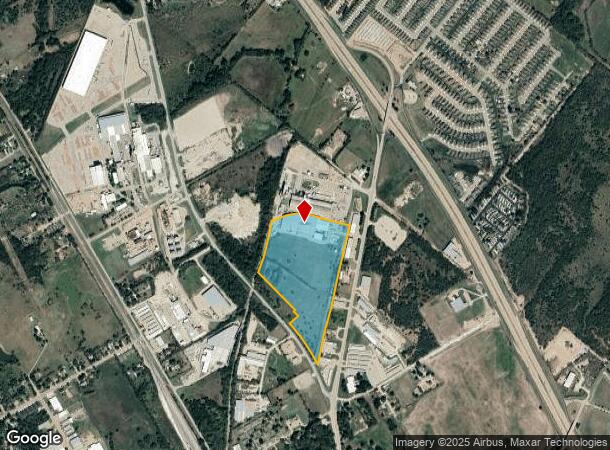  2705 N Kaufman St, Ennis, TX Parcel Map