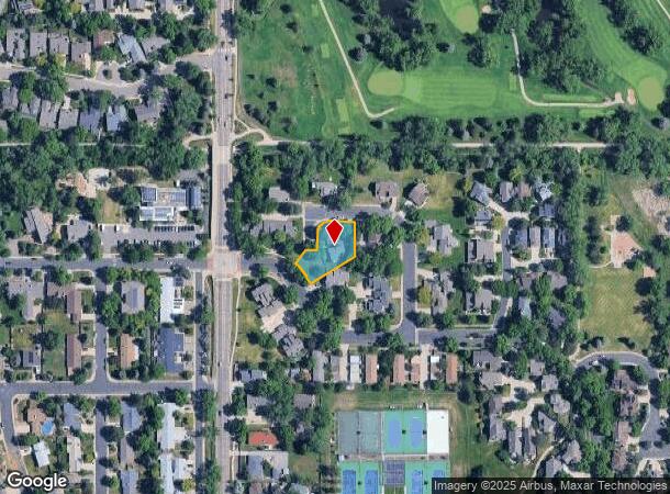  1094 Fairway Ct, Boulder, CO Parcel Map