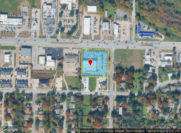 1317 Ector St, Denton, TX Parcel Map