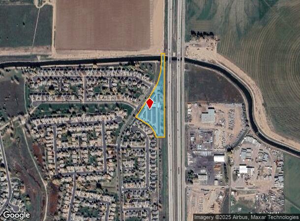 1202 Waterglen Dr, Fort Collins, CO Parcel Map