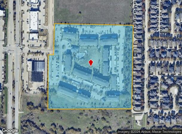  1801 Mccord Way, Frisco, TX Parcel Map