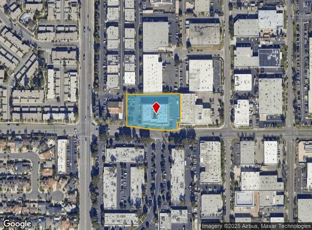  7077 Orangewood Ave, Garden Grove, CA Parcel Map