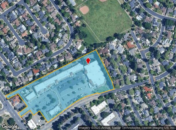  2210 Oak Grove Rd, Walnut Creek, CA Parcel Map