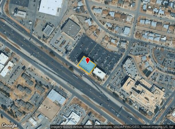  10175 Gateway Blvd W, El Paso, TX Parcel Map