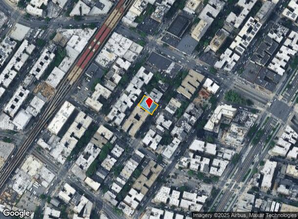 2017 Morris Ave, Bronx, NY Parcel Map