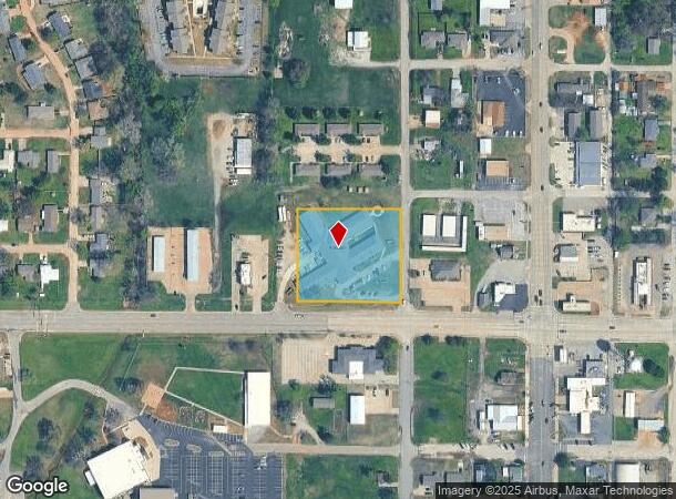  201 W Walnut St, Tecumseh, OK Parcel Map