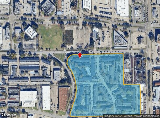 6061 Beverlyhill St, Houston, TX Parcel Map