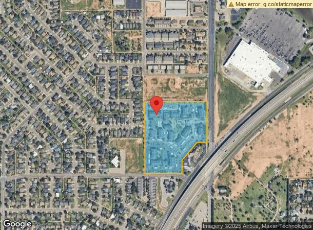  1002 Frankford Ave, Lubbock, TX Parcel Map