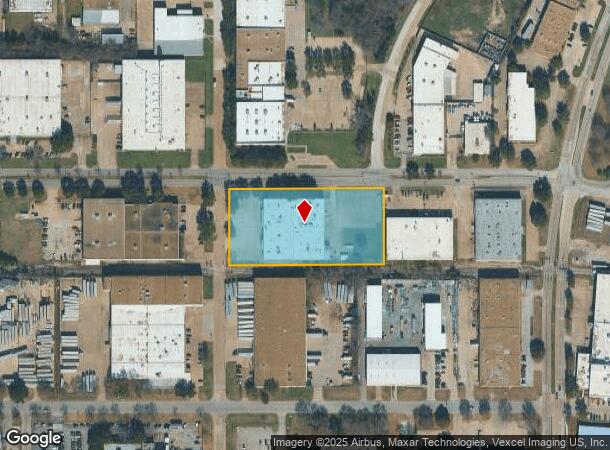  4040 Bronze Way, Dallas, TX Parcel Map