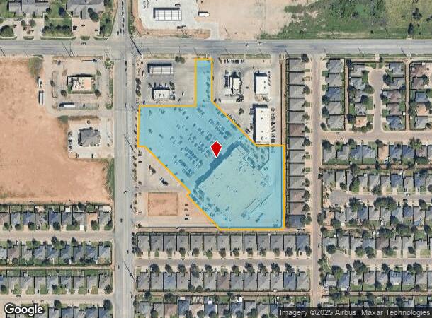  6313 4Th St, Lubbock, TX Parcel Map