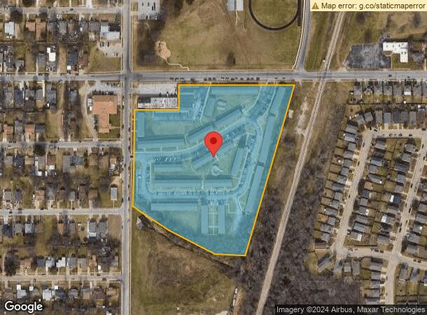  1212 Lowden Cir, Fort Worth, TX Parcel Map