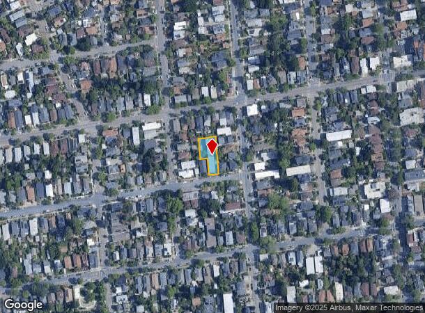 1739 Lincoln St, Berkeley, CA Parcel Map