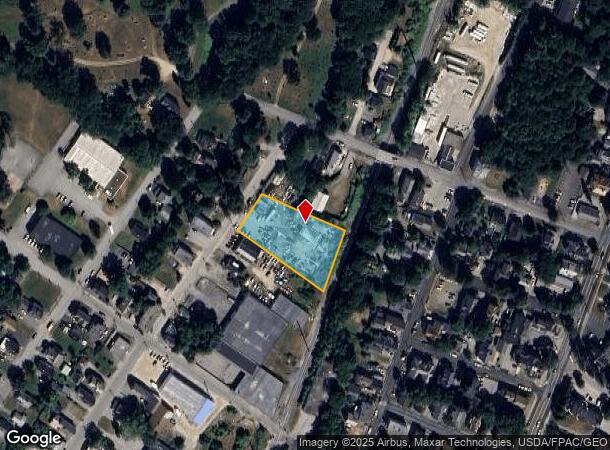 165 Spring St, Lewiston, ME Parcel Map