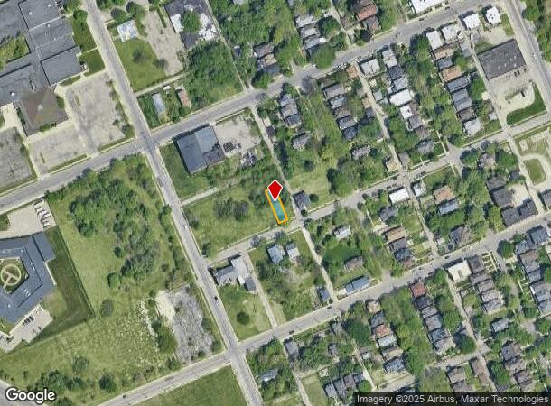 1738 Lysander St, Detroit, MI Parcel Map