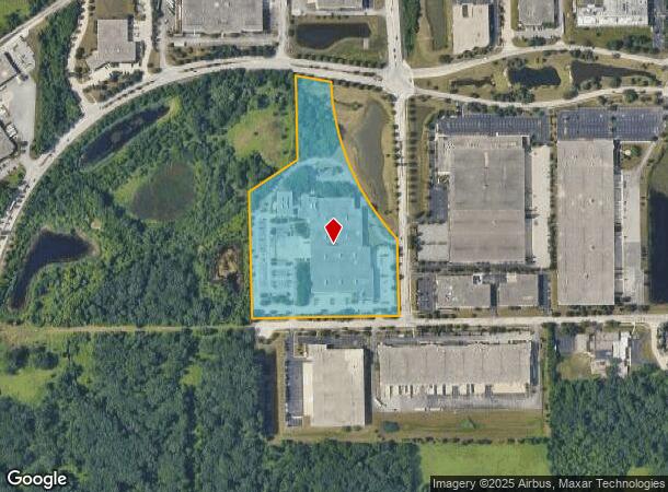  100 Morey Dr, Woodridge, IL Parcel Map