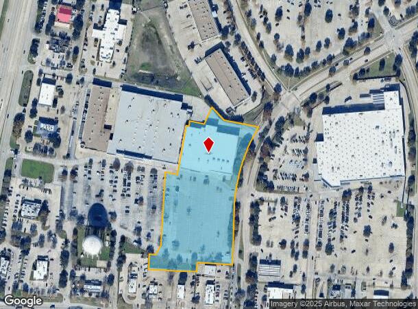  1702 W University Dr, Mckinney, TX Parcel Map