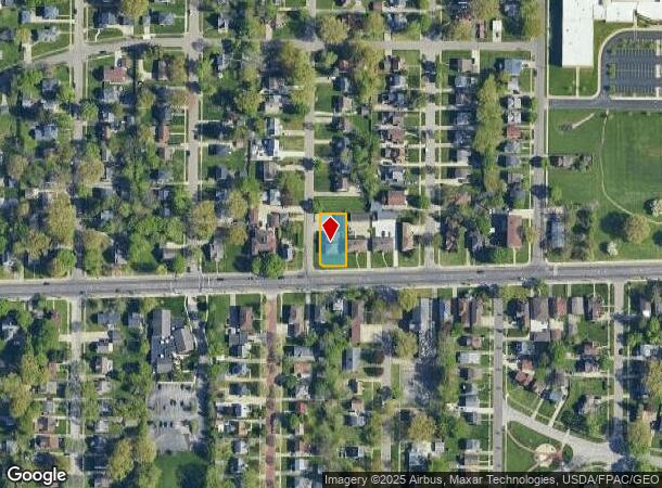  745 Mineola Ave, Akron, OH Parcel Map
