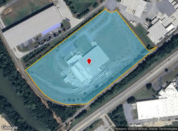  100 Ampacet Dr, Cartersville, GA Parcel Map