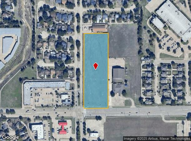  1305 E Main St, Allen, TX Parcel Map