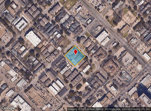  3921 Rawlins St, Dallas, TX Parcel Map