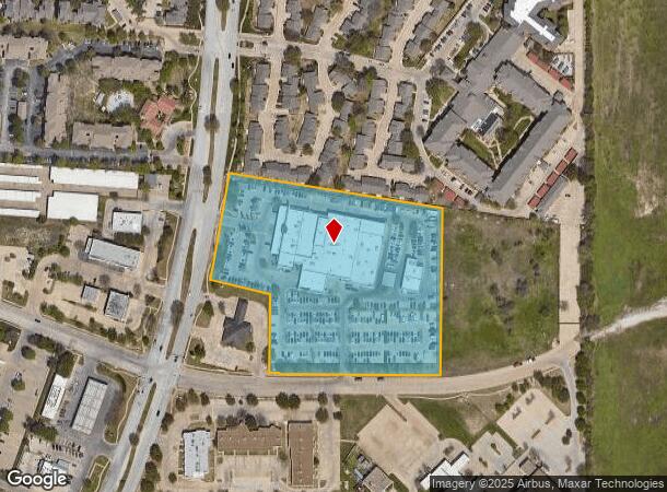  5601 Bryant Irvin Rd, Fort Worth, TX Parcel Map